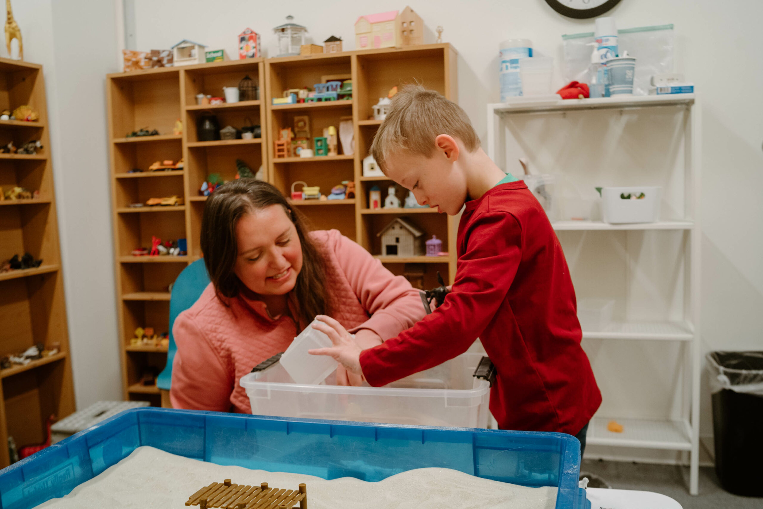 Sand tray therapy